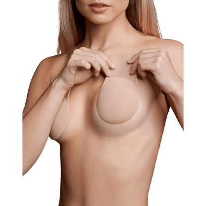 BYE-BRA - ELEVADOR PECHO PUSH-UP TELA BEIGE TALLA M - Sensuana.es