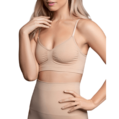 BYE-BRA - MEDIUM CONTROL SUJETADOR SIN COSTURAS NEGRO TALLA S - Sensuana.es