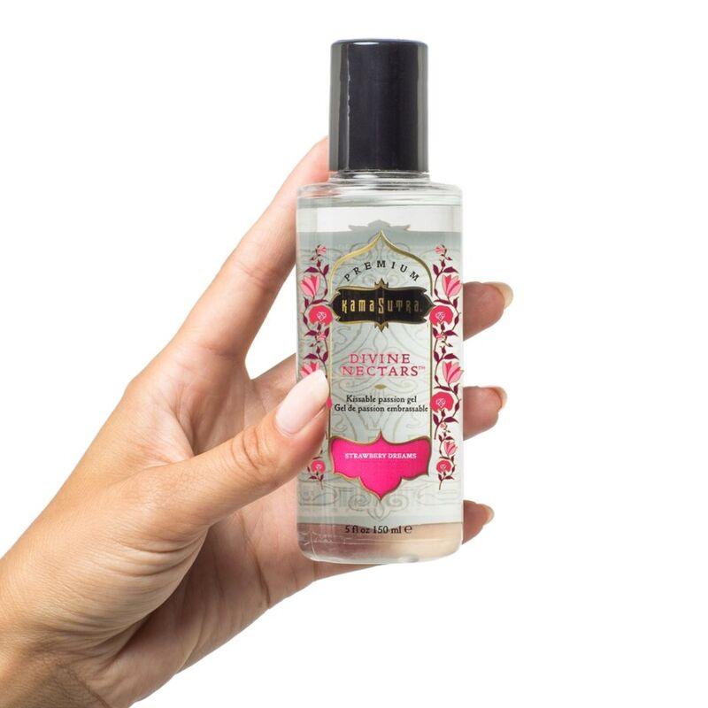 KAMASUTRA - DIVINE NECTARS LUBRICANTE STRAWBERRY DREAM 150 ML - Sensuana.es