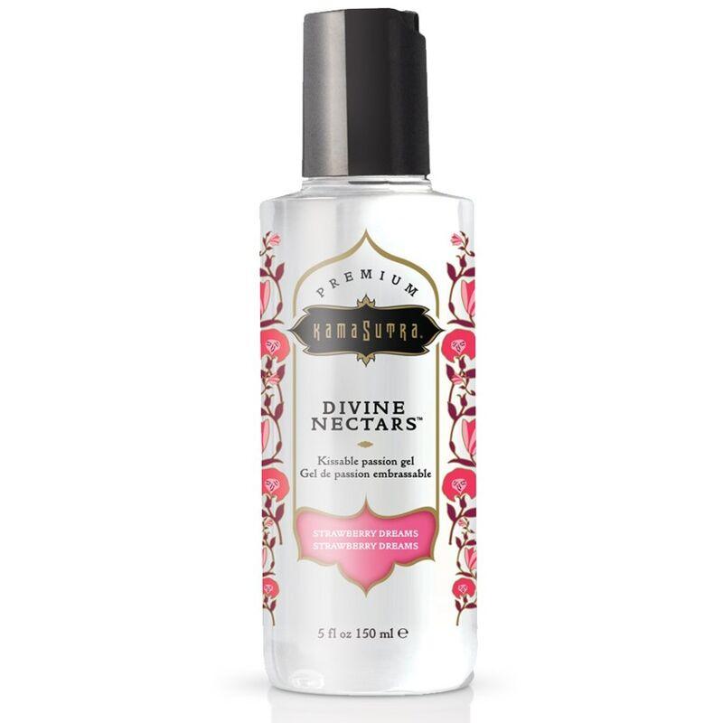 KAMASUTRA - DIVINE NECTARS LUBRICANTE STRAWBERRY DREAM 150 ML - Sensuana.es