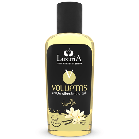 INTIMATELINE LUXURIA - VOLUPTAS GEL MASAJE COMESTIBLE EFECTO CALOR - VAINILLA 100 ML - Sensuana.es