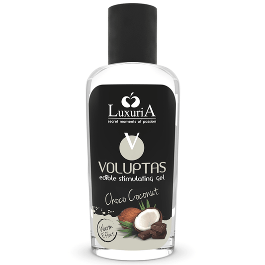 INTIMATELINE LUXURIA - VOLUPTAS GEL MASAJE COMESTIBLE EFECTO CALOR - COCO Y CREMA 100 ML - Sensuana.es