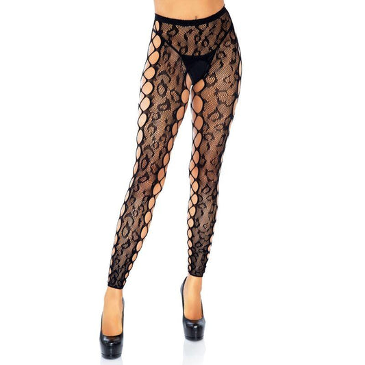 LEG AVENUE - FOOTLESS CROTHLESS TIGHTS ONE SIZE - Sensuana.es