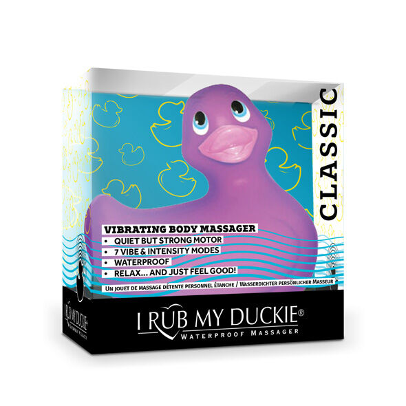 BIG TEASE TOYS - I RUB MY DUCKIE CLASSIC PATO VIBRADOR LILA - Sensuana.es