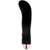 DOLCE VITA - TWO BLACK RECHARGEABLE VIBRATOR 7 SPEED