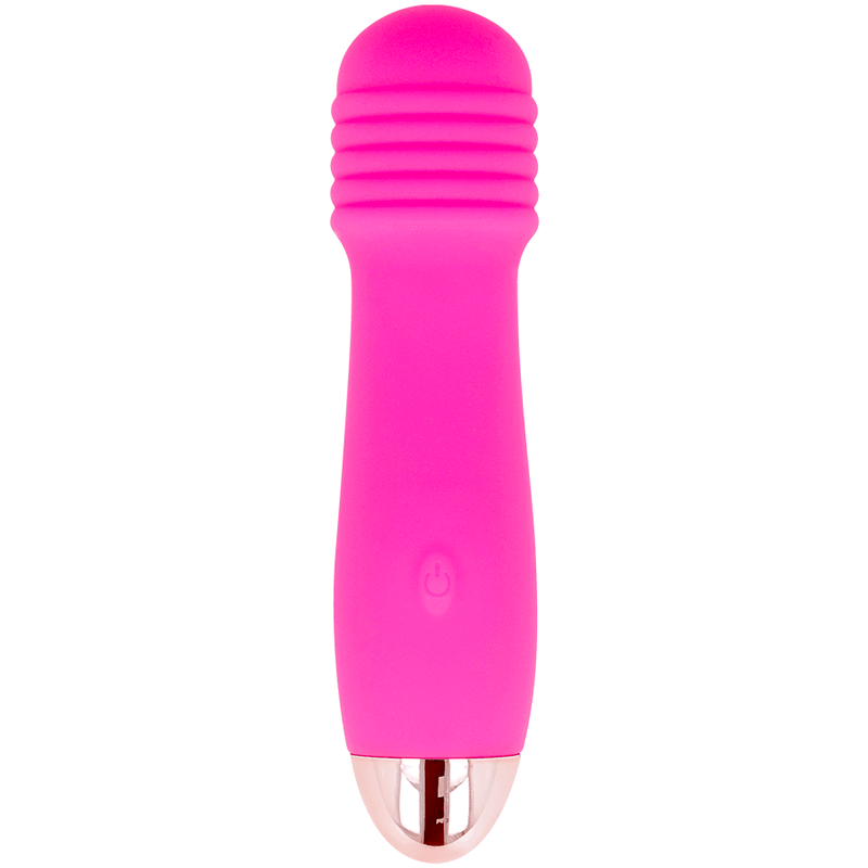 DOLCE VITA - VIBRADOR RECARGABLE THREE ROSA 7 VELOCIDADES - Sensuana.es