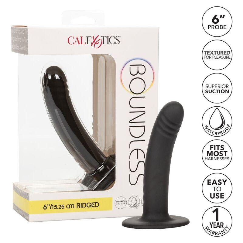 CALEXOTICS - BOUNDLESS DILDO 15.25 CM COMPATIBLE CON ARNES - Sensuana.es