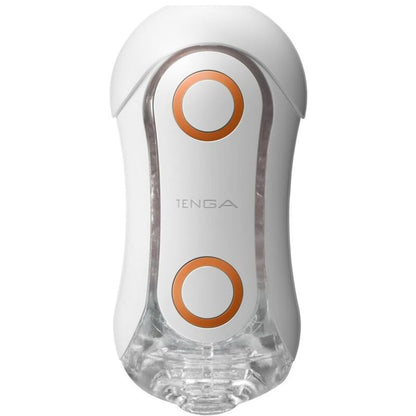 TENGA - FLIP ORB STRONG MASTURBADOR CRASH BLANCO Y NARANJA - Sensuana.es