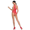 PASSION - WOMAN BS086 RED BODYSTOCKING ONE SIZE