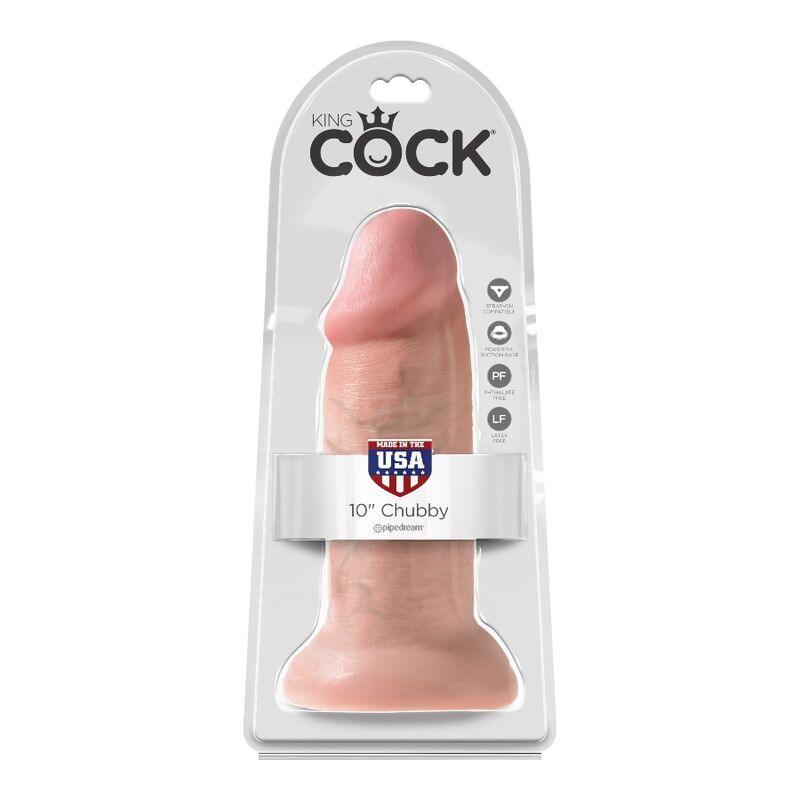 KING COCK - DILDO REALISTICO CHUBBY 25.4 CM - Sensuana.es