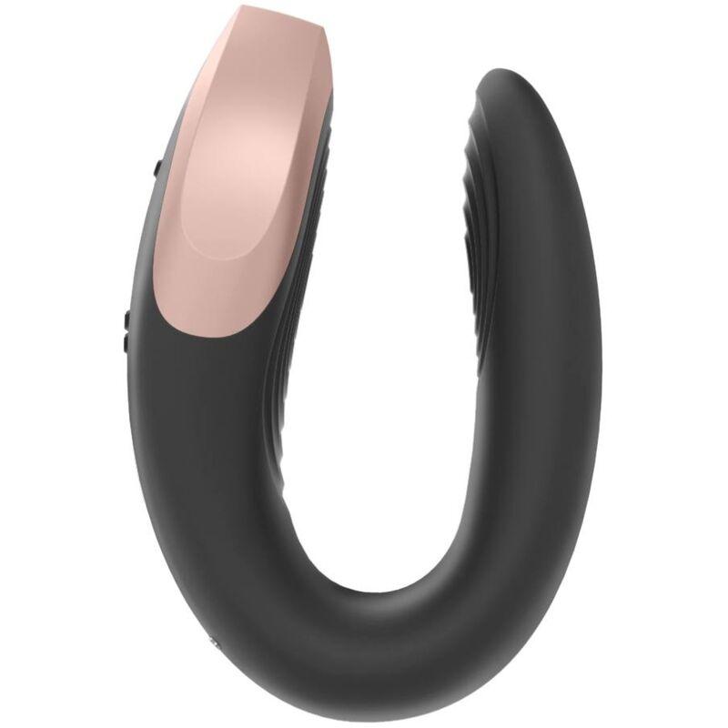 SATISFYER - APP DOUBLE LOVE VIBRATOR FOR COUPLES LUXURY BLACK