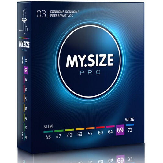 MY SIZE - PRO PRESERVATIVOS 69 MM 3 UNIDADES - Sensuana.es