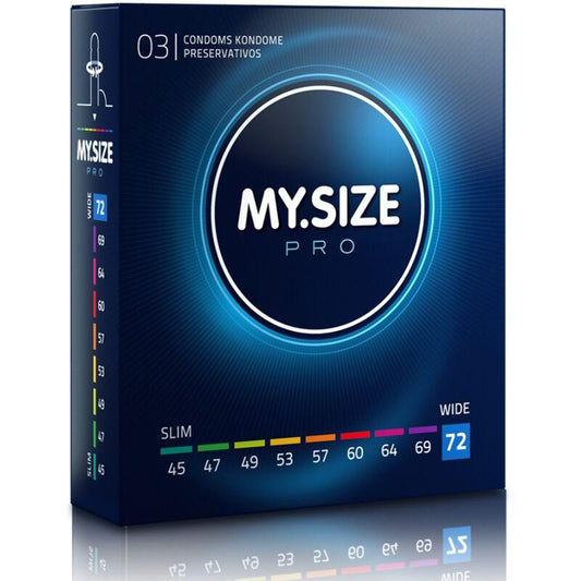 MY SIZE - PRO PRESERVATIVOS 72 MM 3 UNIDADES - Sensuana.es