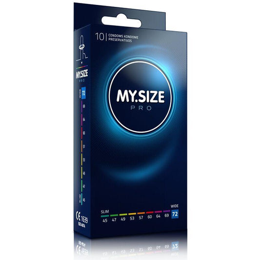 MY SIZE - PRO PRESERVATIVOS 72 MM 10 UNIDADES - Sensuana.es