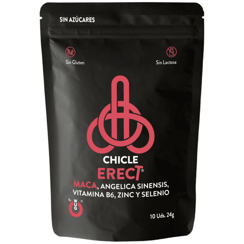 WUG SEX SENSE - ERECT CHICLE POTENCIADOR ERECCIÓN 10 UNIDADES - Sensuana.es