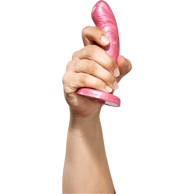 HERSPOT FLESHLIGHT - DILDO CURVADO GOLDEN ROSE M - Sensuana.es