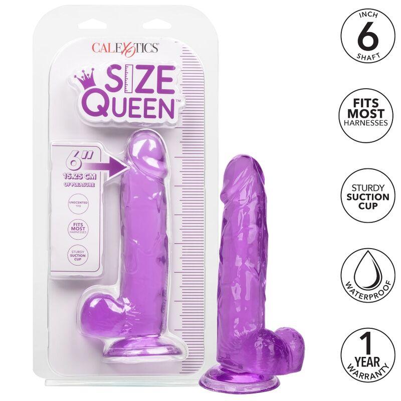 CALEXOTICS - DILDO QUEEN SIZE LILAC 15,3 CM