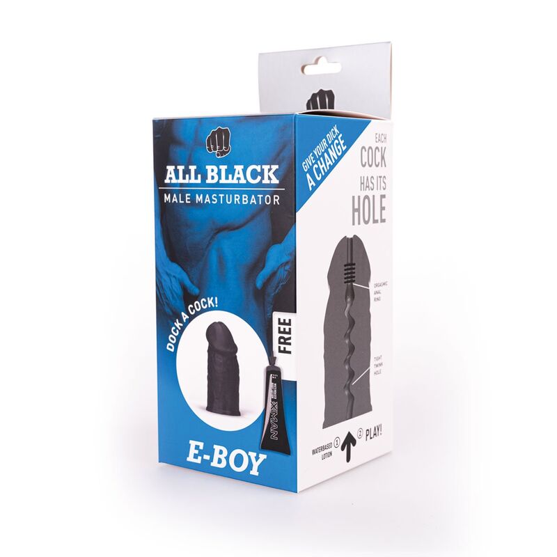 ALL BLACK - MASTUBADOR E-BOY - Sensuana.es