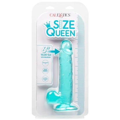 CALEXOTICS - SIZE QUEEN DILDO AZUL 15.3 CM - Sensuana.es