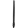 ALL BLACK - DUCHE ANAL DE SILICONE 27 CM