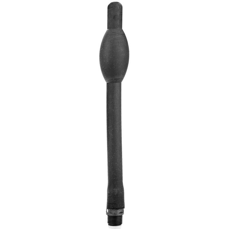 ALL BLACK - DUCHA ANAL HINCHABLE SILICONA 27 CM - Sensuana.es