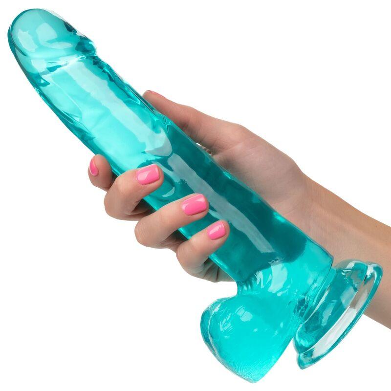 CALEXOTICS - SIZE QUEEN DILDO AZUL 20.3 CM - Sensuana.es