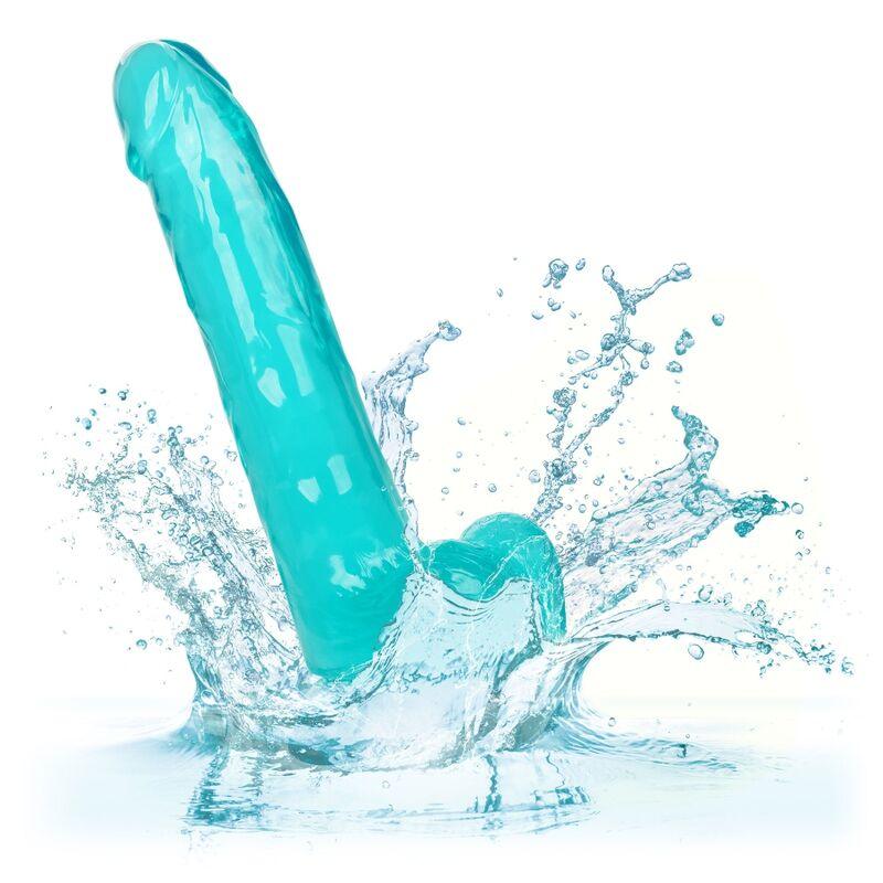 CALEXOTICS - SIZE QUEEN DILDO AZUL 20.3 CM - Sensuana.es