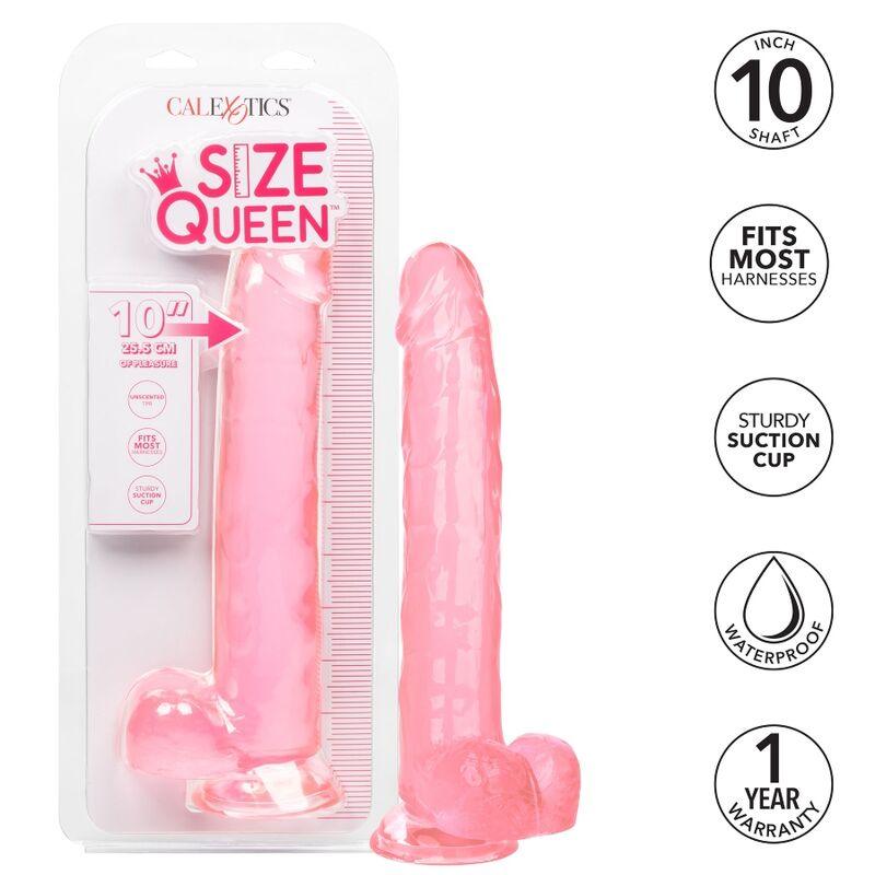 CALEXOTICS - SIZE QUEEN DILDO ROSA 25.5 CM - Sensuana.es