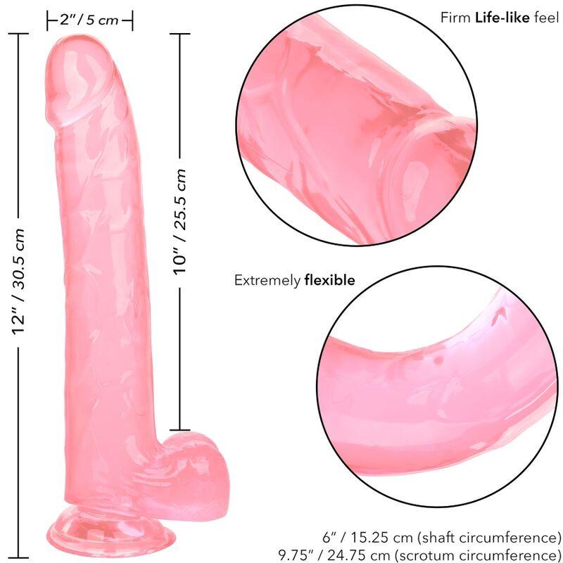 CALEXOTICS - SIZE QUEEN DILDO ROSA 25.5 CM - Sensuana.es