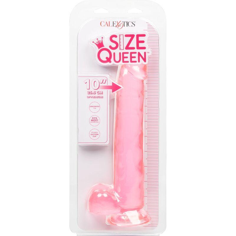 CALEXOTICS - SIZE QUEEN DILDO ROSA 25.5 CM - Sensuana.es