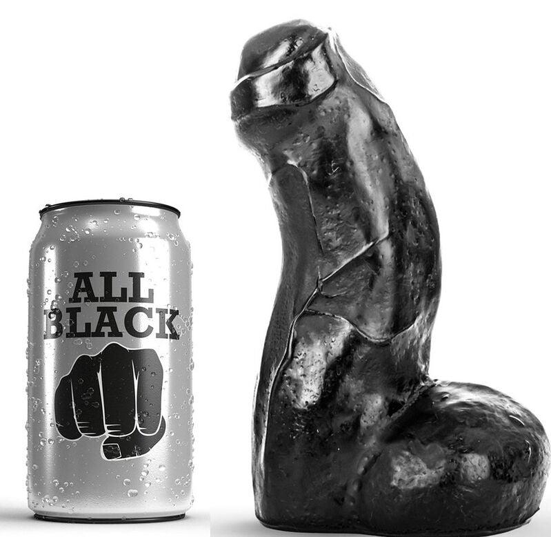 ALL BLACK - REALISTIC DONG NEGRO 17 CM - Sensuana.es