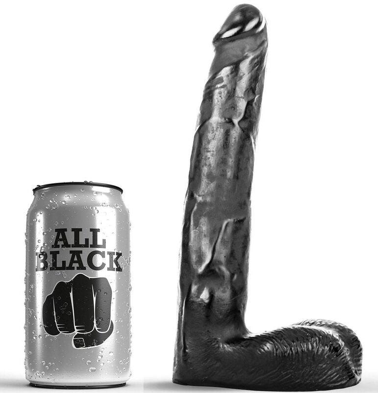 ALL BLACK - DILDO REALISTICO 21 CM - Sensuana.es