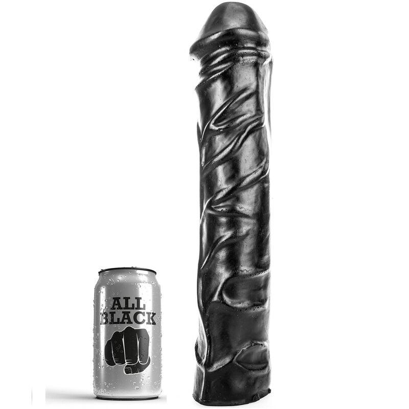 ALL BLACK - DILDO GIGANTE FISTING SUAVE 32 CM - Sensuana.es