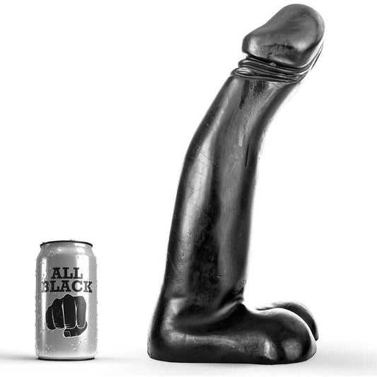 ALL BLACK - DILDO REALISTA NEGRO FISTING 29 CM - Sensuana.es