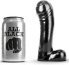 ALL BLACK - DILDO NEGRO 15 CM - Sensuana.es