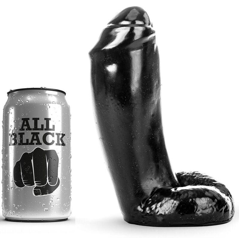 ALL BLACK - DILDO REALISTICO 18 CM - Sensuana.es