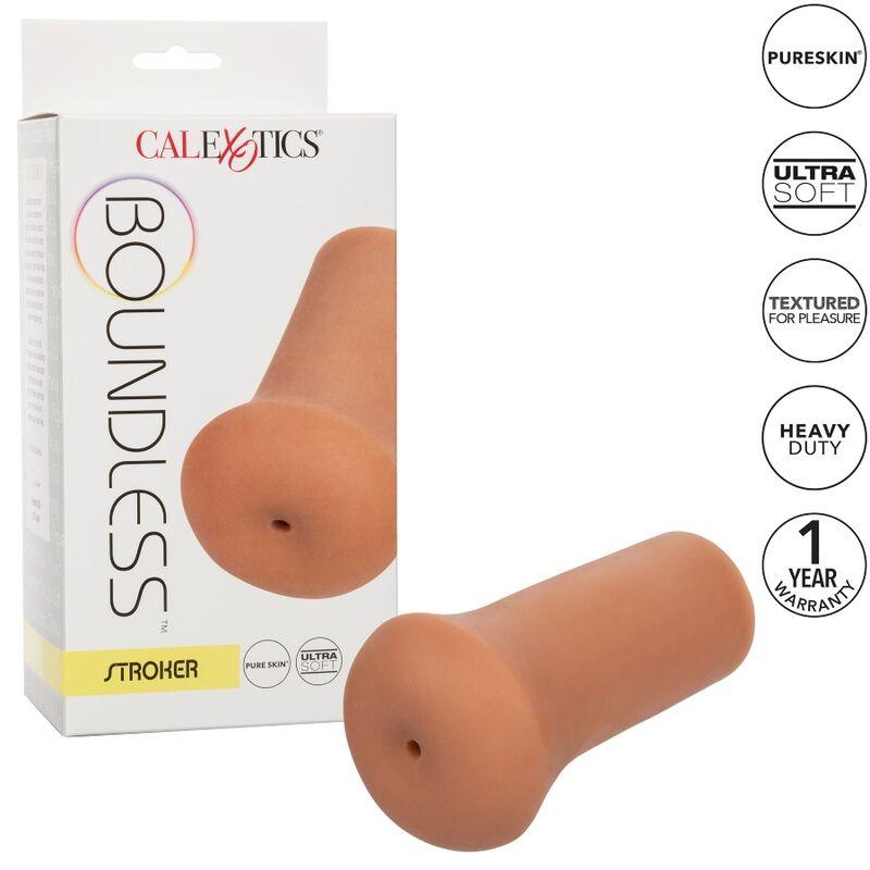 CALEXOTICS - MASTURBADOR BOUNDLESS STROKER COLOR CARAMELO - Sensuana.es