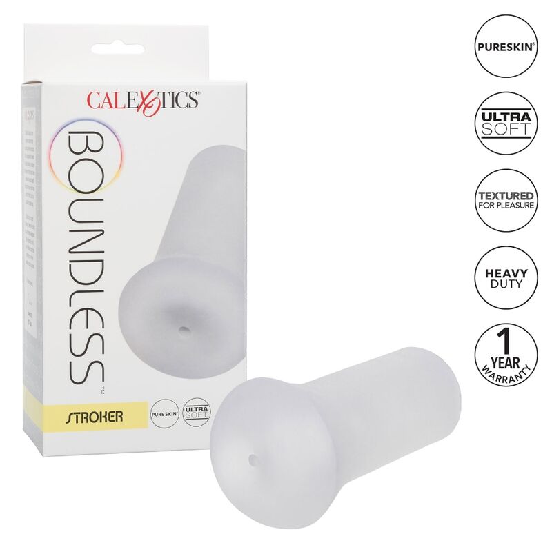 CALEXOTICS - TRANSPARENT BOUNDLESS STROKER MASTURBATOR