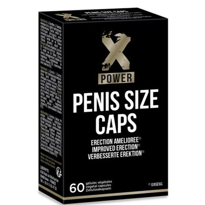 XPOWER - PENIS SIZE CAPS MEJORA DE LA ERECCIÓN 60 CAP - Sensuana.es