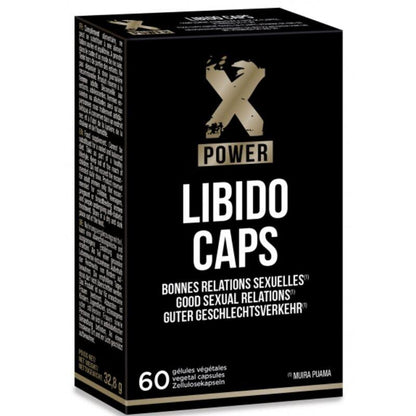 XPOWER - LIBIDO CAPS COMPLEMENTO AUMENTO LIBIDO Y PLACER 60 UNIDADES - Sensuana.es