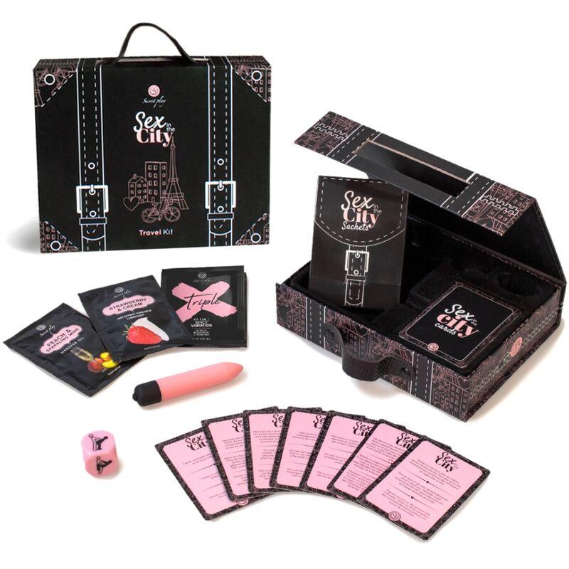 SECRETPLAY - SEX IN THE CITY TRAVEL KIT (ES/EN/DE/FR/NL/PT) - Sensuana.es