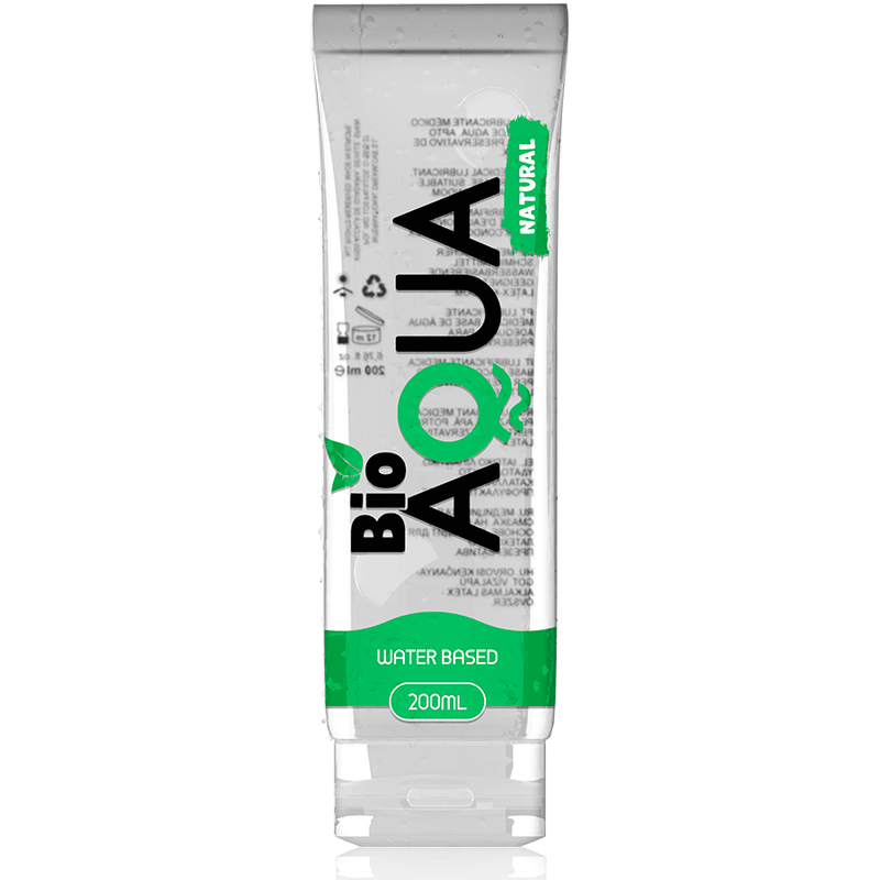 BIOAQUA - LUBRICANTE INGREDIENTES NATURALES BASE AGUA 200 ML - Sensuana.es