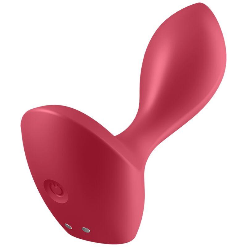 SATISFYER - BACKDOOR LOVER RED ANAL VIBRATOR PLUG