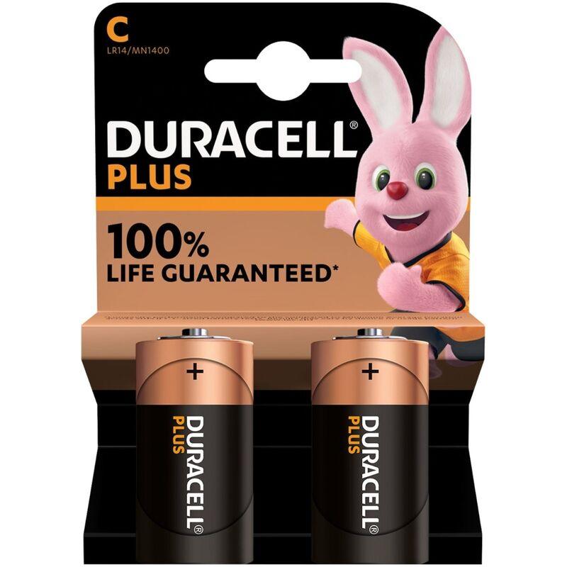 DURACELL - PLUS POWER PILA ALCALINA C LR14 BLISTER*2 - Sensuana.es