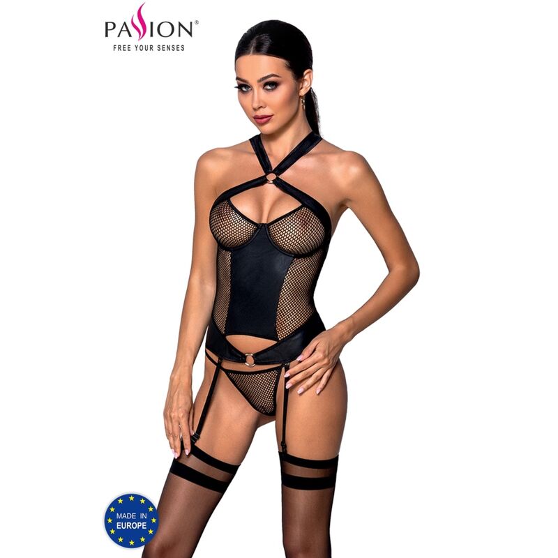 PAIXÃO - AMANDA CORSET COURO ECOLÓGICO S/M