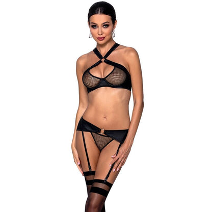 PASSION - AMANDA SET CUERO ECOLOGICO S/M - Sensuana.es