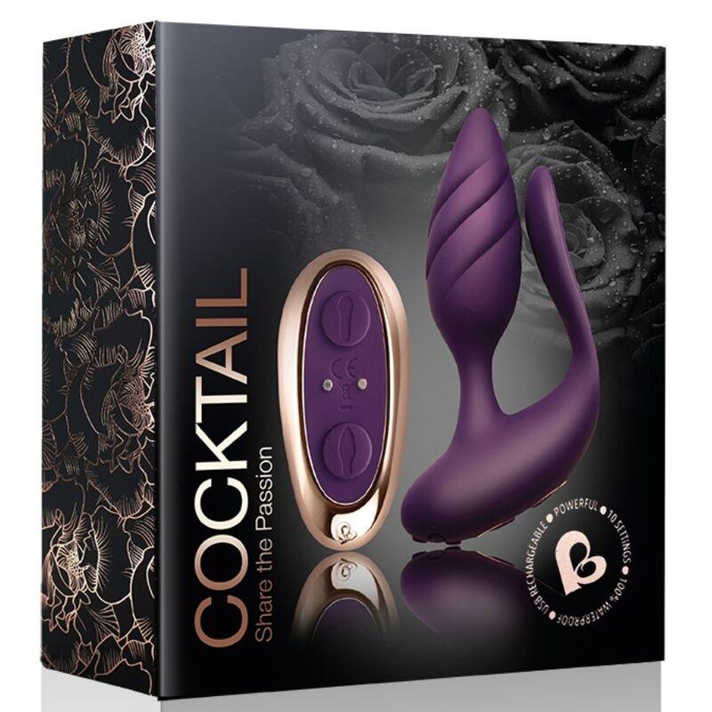 ROCKS-OFF - COCKTAIL PLUG CONTROL REMOTO - LILA - Sensuana.es