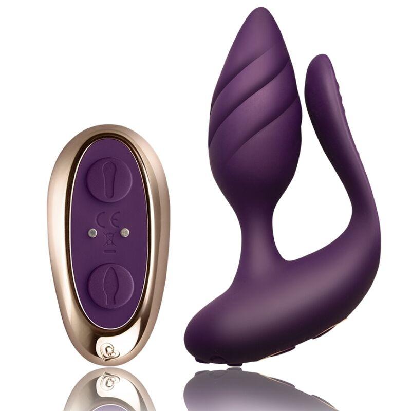 ROCKS-OFF - COCKTAIL PLUG CONTROL REMOTO - LILA - Sensuana.es