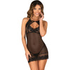 OBSESSIVE - ALLASTIA CHEMISE AND TANGA S/M