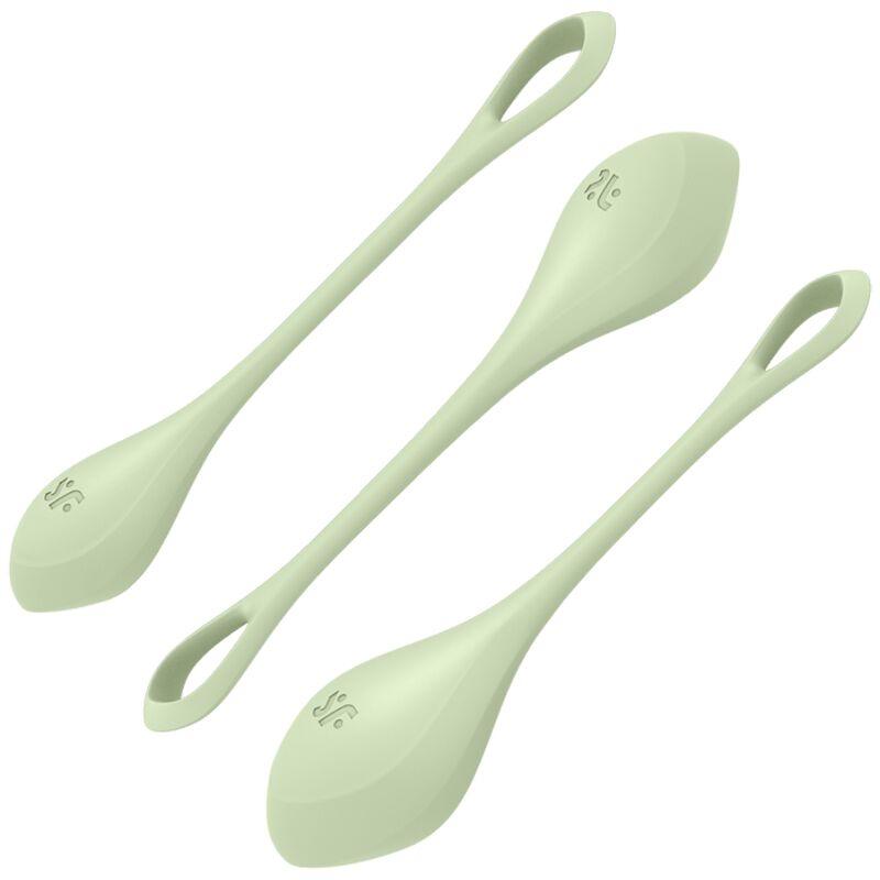 SATISFYER - KIT DE TREINO YONI POWER 2 VERDE